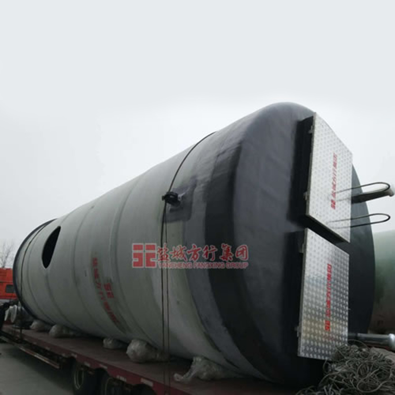Estación de bombeo prefabricada integrada FRP